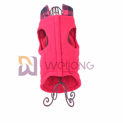 Ox Horn Skórzane pętelki Dog Down Jacket Velcro / Faux Opening Ciepłe płaszcze dla psów