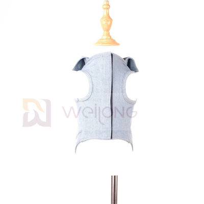 Wiosenny letni płaszcz dla zwierząt Niebieski Vintage Washed Pet Denim Jacket For Dog Cat