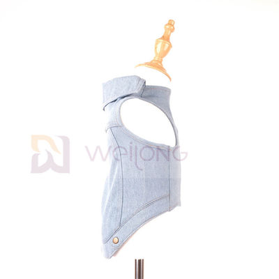 Wiosenny letni płaszcz dla zwierząt Niebieski Vintage Washed Pet Denim Jacket For Dog Cat