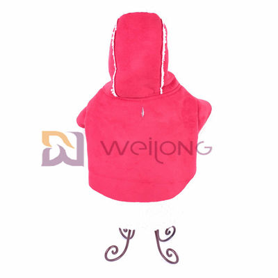 ISO9001 Imituj skórzaną bluzę z kapturem dla zwierząt domowych Jesień Raw Edge Warm Dog Jacket