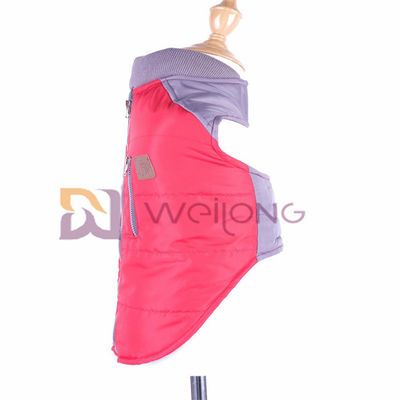 Faux Zipper Pocket Velcro Otwierana kurtka dla psa dla psa Jesień / Zima
