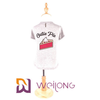 Konfigurowalne wiosenno-letnie T-shirty dla psów Bawełniana koszulka 180G