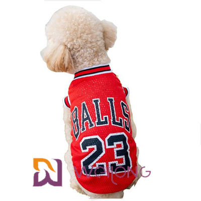 Konfigurowalny nadruk z siateczkową koszulką dla zwierząt domowych Nba Pet Apparel Koszulki