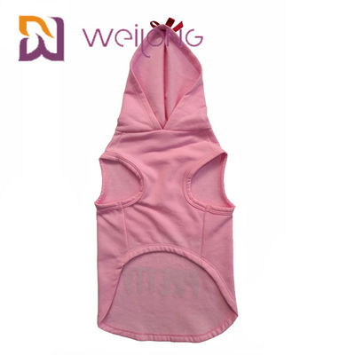CVC Cotton Bluza Polar Keep Warm Pink Pet Bluza z kapturem Psy / Koty