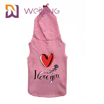 CVC Cotton Bluza Polar Keep Warm Pink Pet Bluza z kapturem Psy / Koty