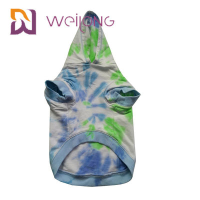 Bawełna French Terry Tie - Dye Bluza z kapturem dla psa House Dog Hoodies