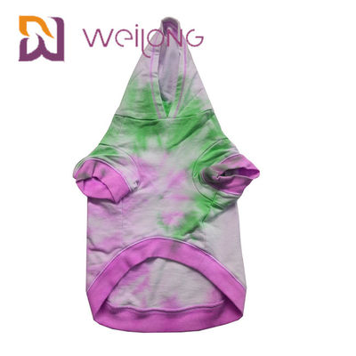 Bawełna French Terry Tie - Dye Bluza z kapturem dla psa House Dog Hoodies