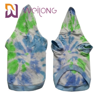 Bawełna French Terry Tie - Dye Bluza z kapturem dla psa House Dog Hoodies