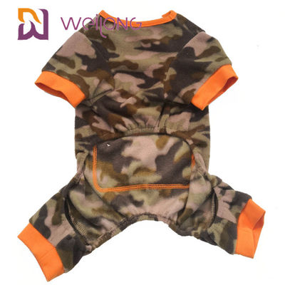 Poly Fleece Winter Pet Piżama Camo Skull Dog Fleece Onesie