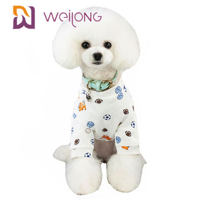 Kweilong Pełna personalizacja Dog Cat Pet Holiday Piżama z nadrukiem T - Shirt