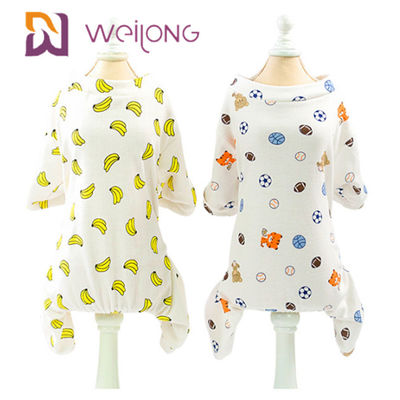 Kweilong Pełna personalizacja Dog Cat Pet Holiday Piżama z nadrukiem T - Shirt