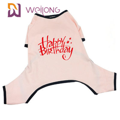 Wiosna/Lato Urodziny Piżama dla Zwierząt CVC Jersey Puppy Piżama