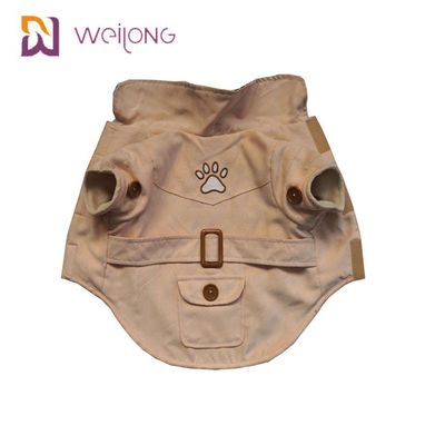 Wyhaftuj wiatrówkę Poly Suede Dog Coat Dostosowany na jesień / zimę