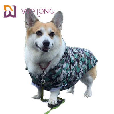 Odpinany na rzep Camo Pet Dog Wodoodporny kombinezon z siateczkową podszewką