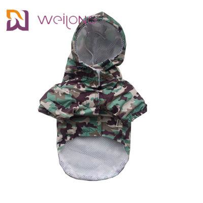 Odpinany na rzep Camo Pet Dog Wodoodporny kombinezon z siateczkową podszewką