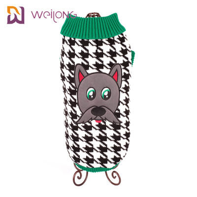 Twisted Knit Sweter Pet Sweter z golfem Klasyczny sweter dla szczeniąt kotów