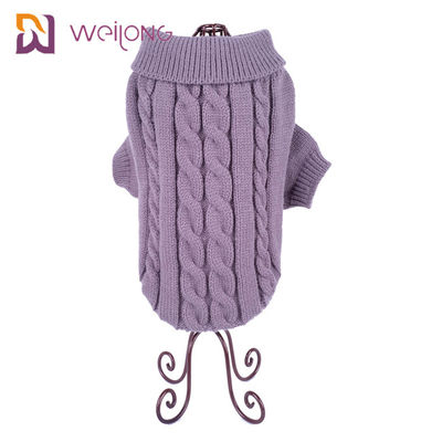 Sweter dla psa z dzianiny z golfem dla psów Koty