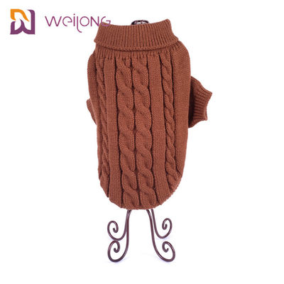 Sweter dla psa z dzianiny z golfem dla psów Koty