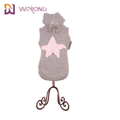 Sweter z golfem dla psa Classic Cable BSCI Puppy dzianinowy sweter
