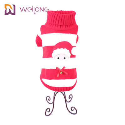 Twisted Warm Golf Cable Knit Puppy Christmas Sweter Haftowana naszywka