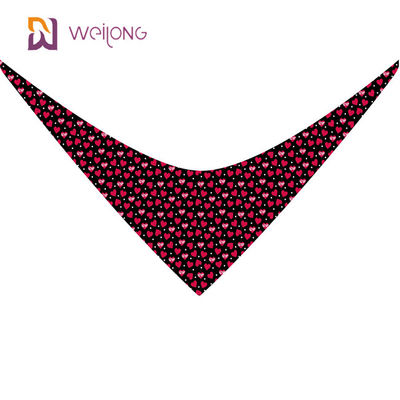 Walentynki Pet Bandana Podwójny bawełniany trójkątny szalik Pet Holiday Bib Set