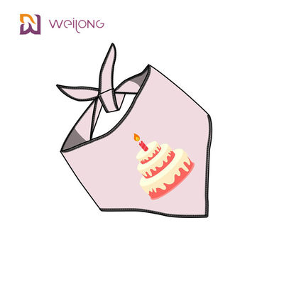 Cupcake Pattern Bandana dla zwierząt na urodziny Akcesoria do strojów Zaopatrzenie firm