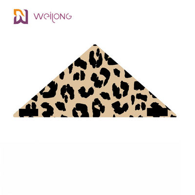 Poly Poplin Leopard Print Pet Bandana Personalizacja Druk cyfrowy Bandany dla małych psów